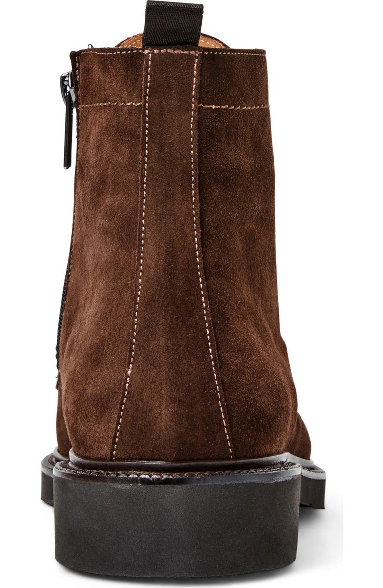 Bruno Magli Anthony Lace-Up Boot, Alternate, color, Dark Brown Suede