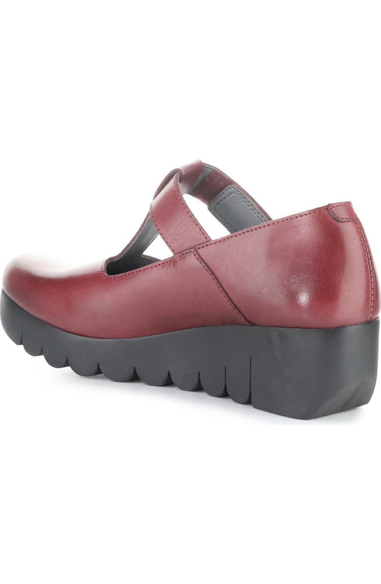 Fly London Veka T-Strap Platform Wedge Pump, Alternate, color, 002 Burgundy