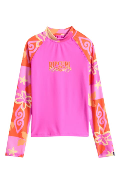 Kids' Tropical Dawn Rashguard (Big Kid)