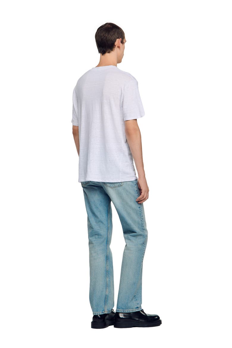 Certified Linen T-shirt, Alternate, color, WHITE