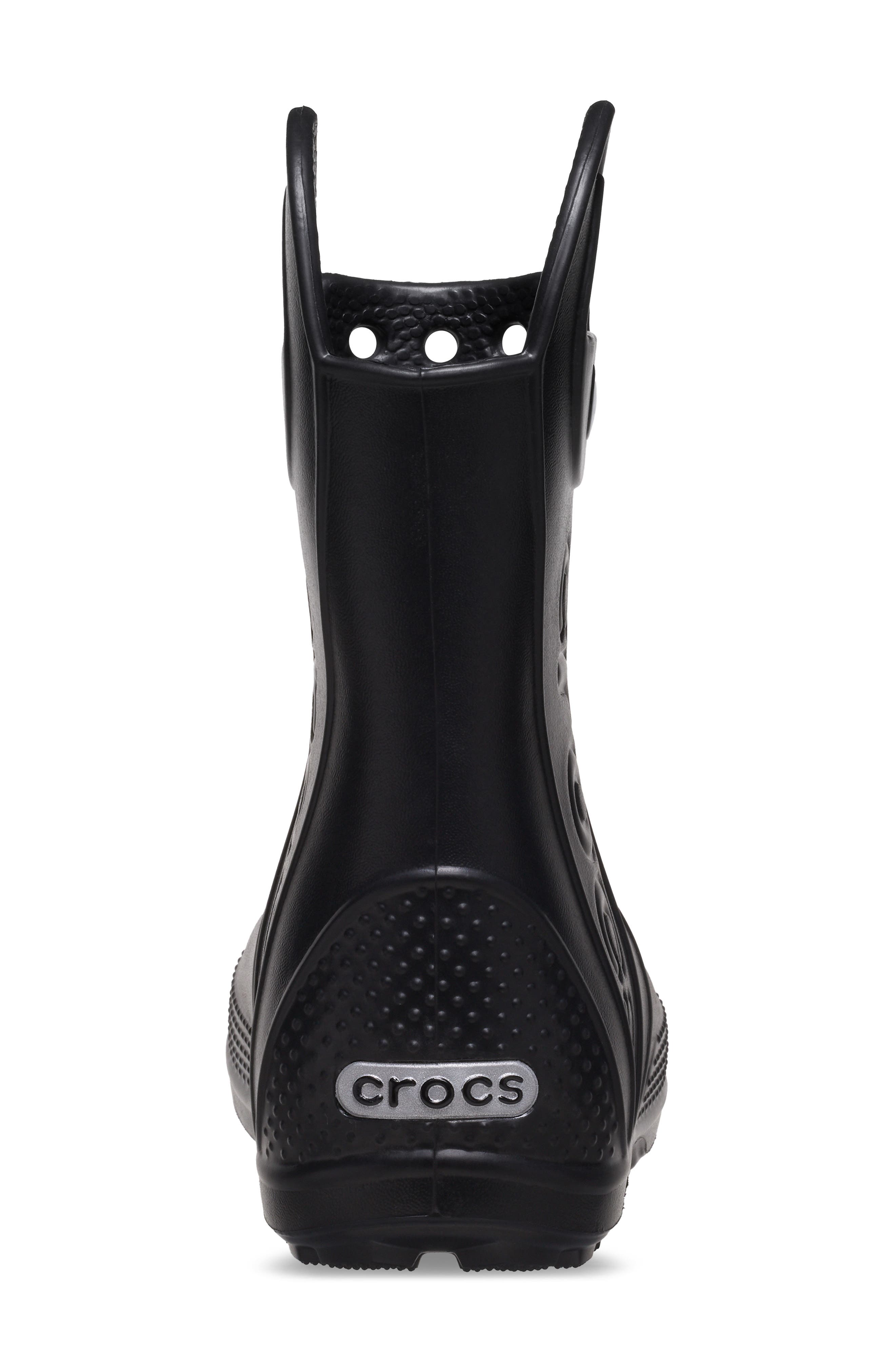 CROCS Kids' Handle It Rain Boot, Alternate, color, Black