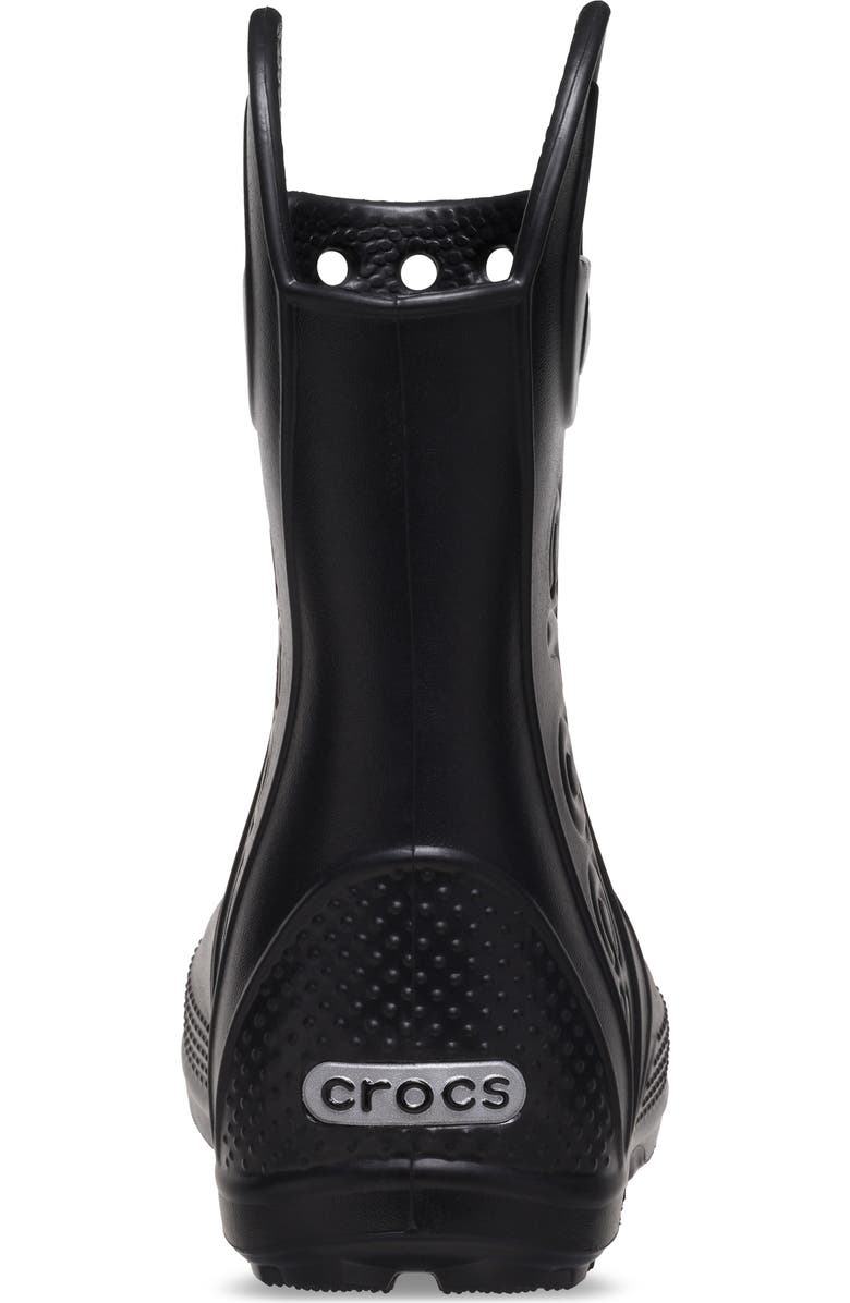 CROCS Kids' Handle It Rain Boot, Alternate, color, Black