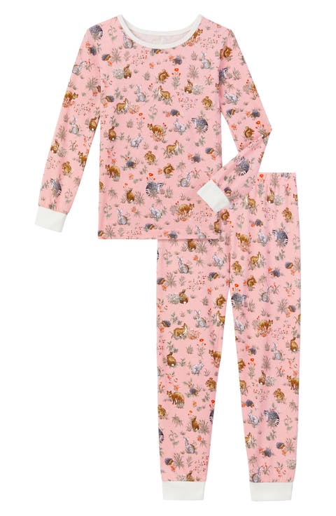 Print Fitted Organic Cotton Two-Piece Pajamas (Toddler, Little Kid 
Big Kid)