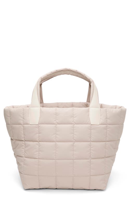 VeeCollective Medium Porter Quilted Recycled Nylon Tote in Soft Taupe at Nordstrom
