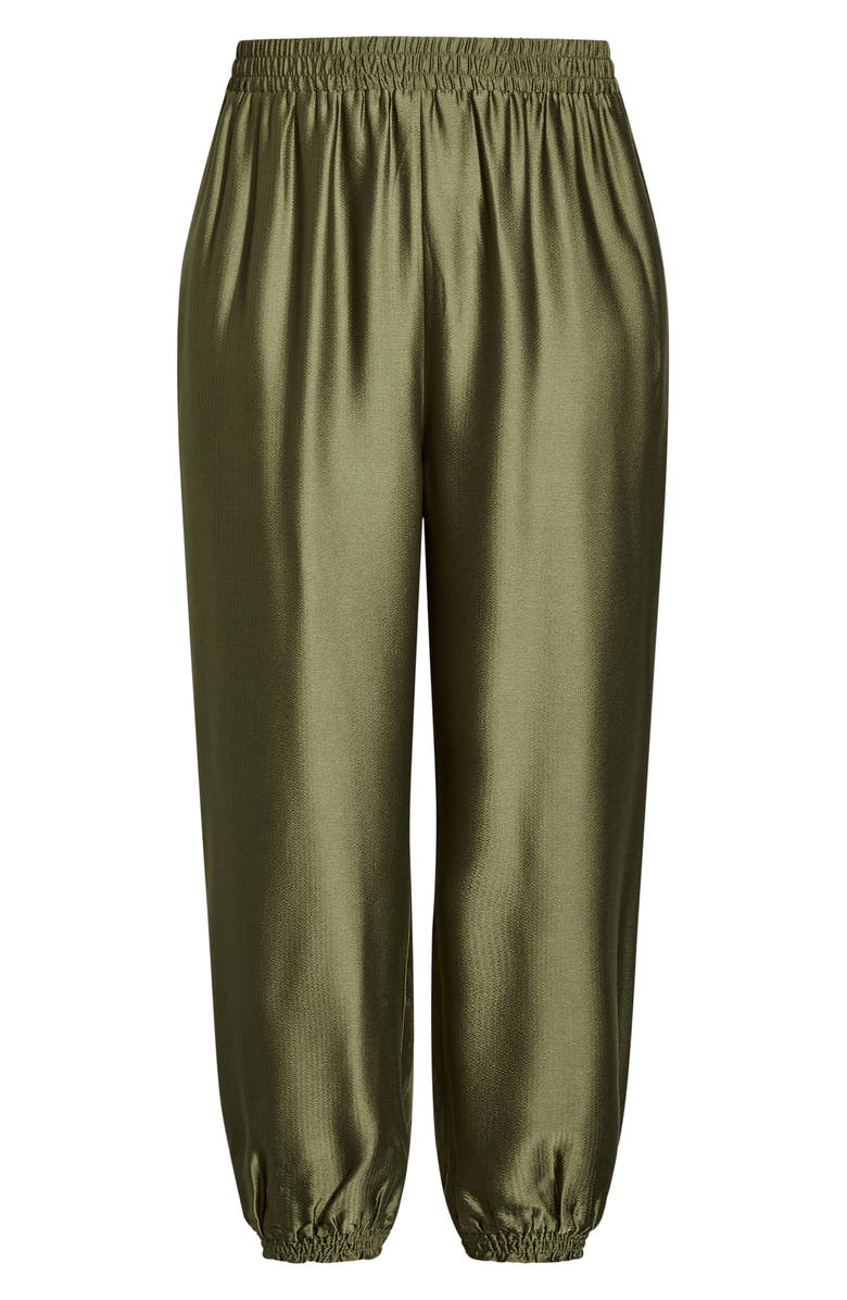 City Chic Class Satin Joggers, Alternate, color, 