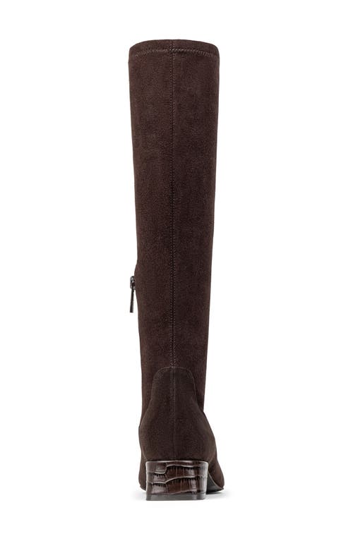Donald Pliner Avera Knee High Boot In Dark Brown
