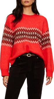 Sanctuary Argyle Pullover