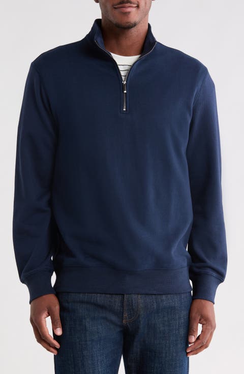 French Terry Quarter Zip Sweatshirt