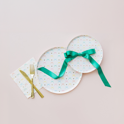 Jollity & Co Bows Large Napkins In Assorted Pre-pack