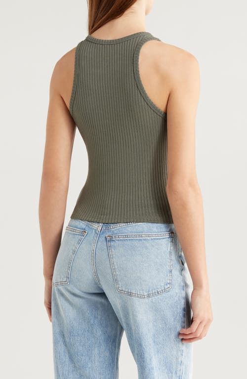 Splendid Ribbed Tank Top In Soft Vob