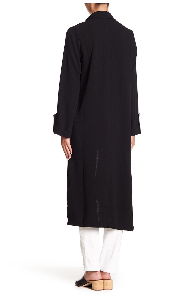 Lush Draped Open Front Trench Duster, Alternate, color, 