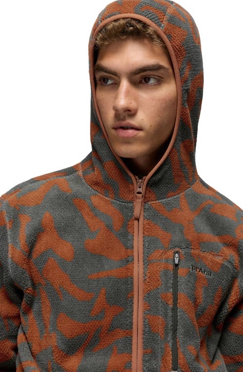 Prana Tuff Fluff Fleece Full Zip Hoodie In Multi