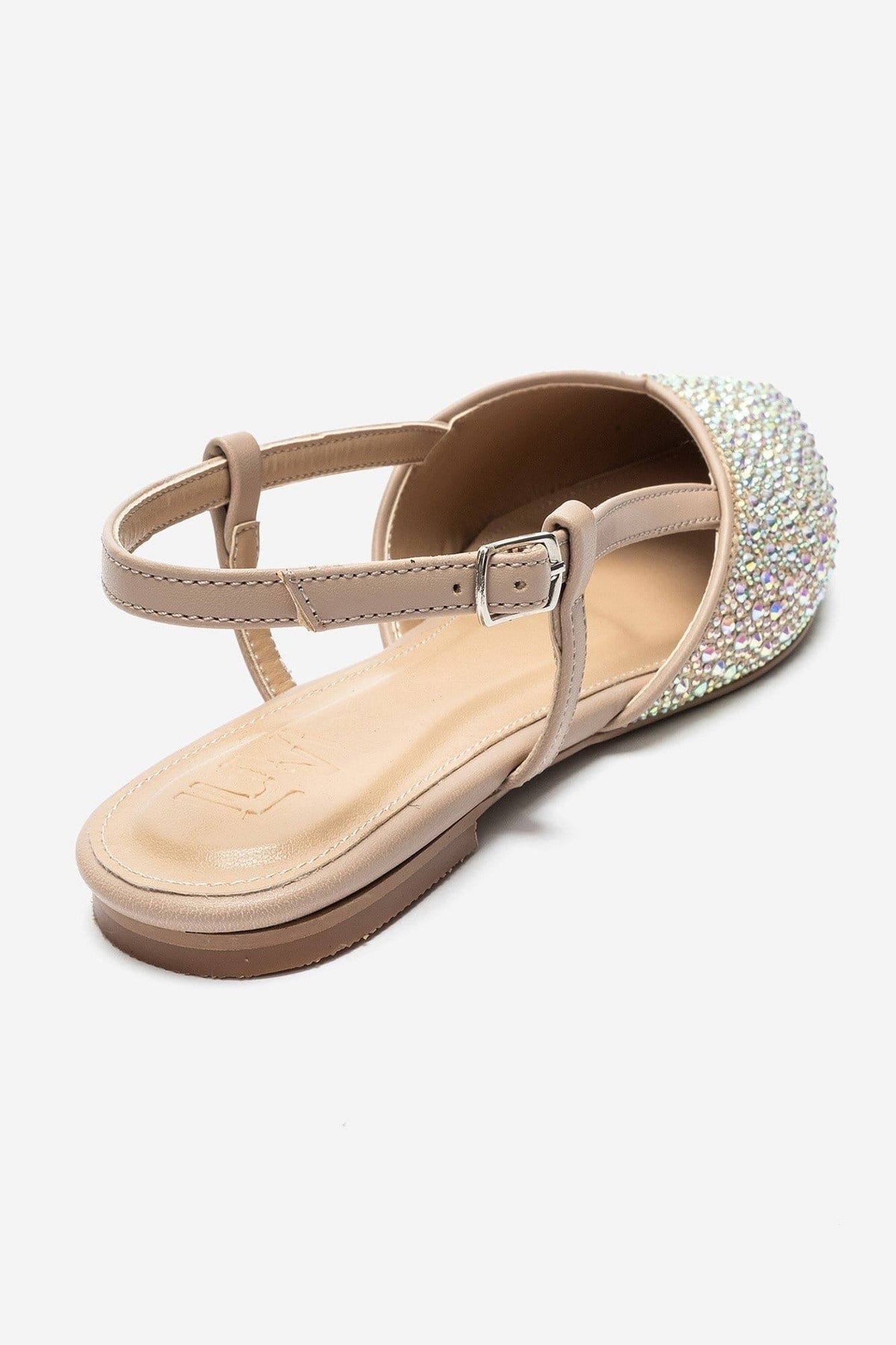 Rexton Embellished Slingback Pump, Alternate, color, Nude Beaded