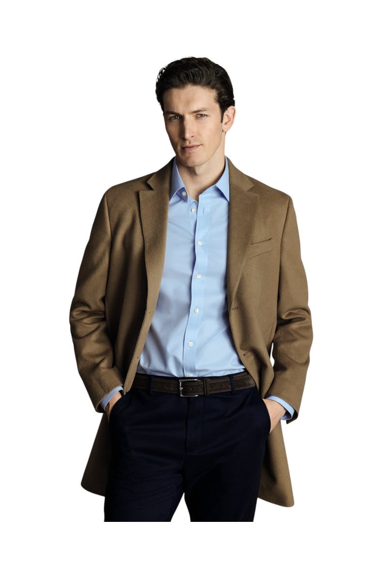 Wool Overcoat, Main, color, Brown