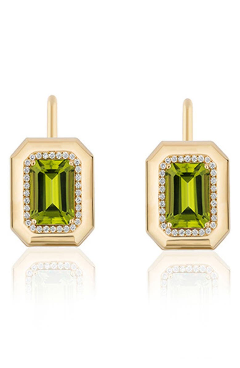 GOSHWARA G-Classic Emerald Cut Drop Earrings, Main, color, 