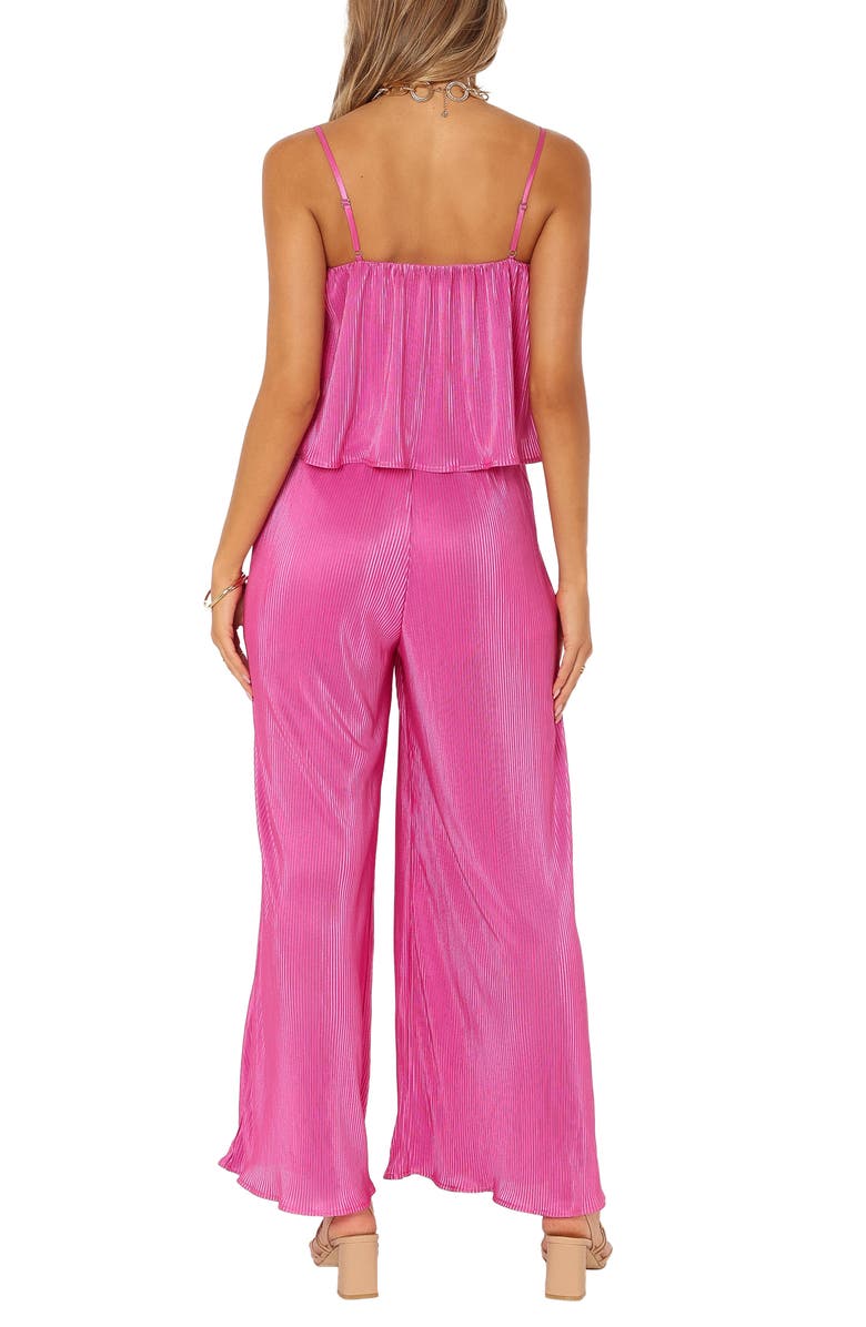 Petal & Pup Jillian Plissé Jumpsuit, Alternate, color, Orchid
