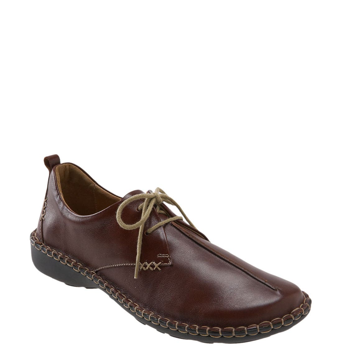 'Lindsay' Flat, Main, color, BRANDY