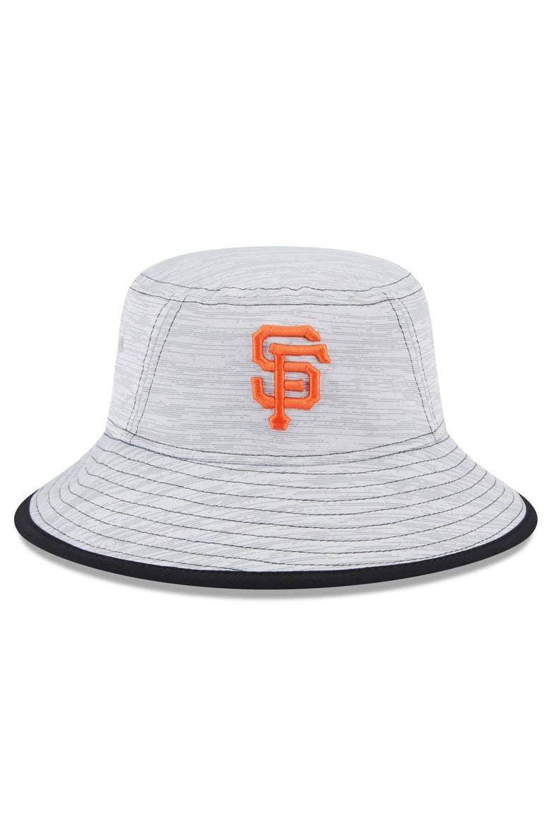 Men's New Era  Gray San Francisco Giants Game Bucket Hat, Main, color, Gray