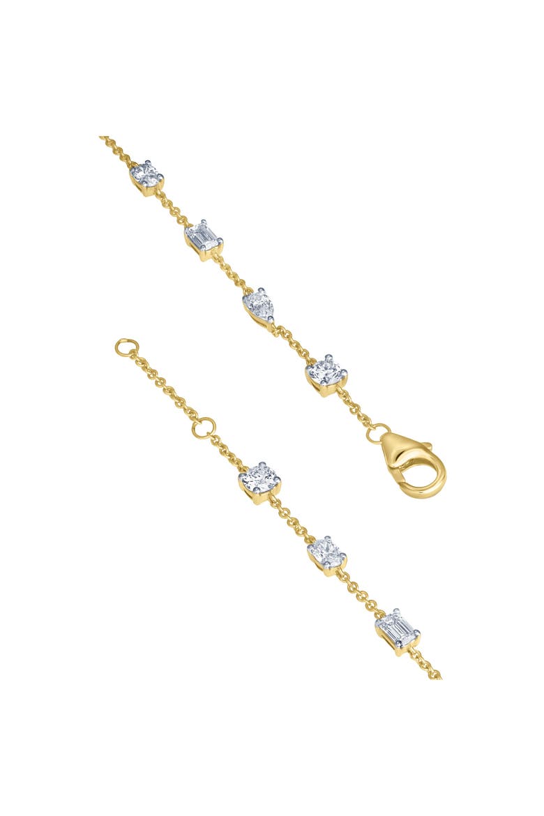 Sigil 14K Gold Lab Grown Diamond Bracelet - 1.5 Ct, Alternate, color, 14K Yellow Gold