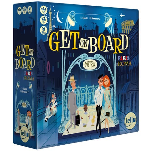 Get On Board Paris & Rome A Clever Flip & Write Board Game