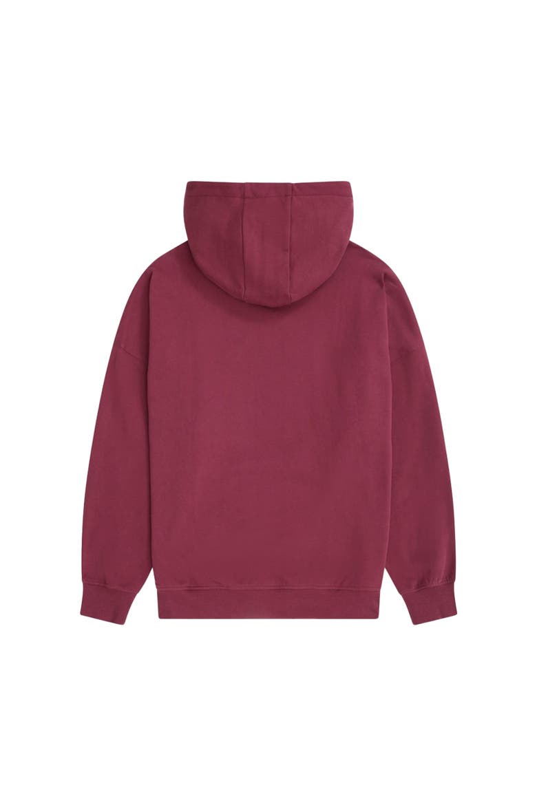 Idol Drop Shoulder Hoodie, Alternate, color, Burgundy