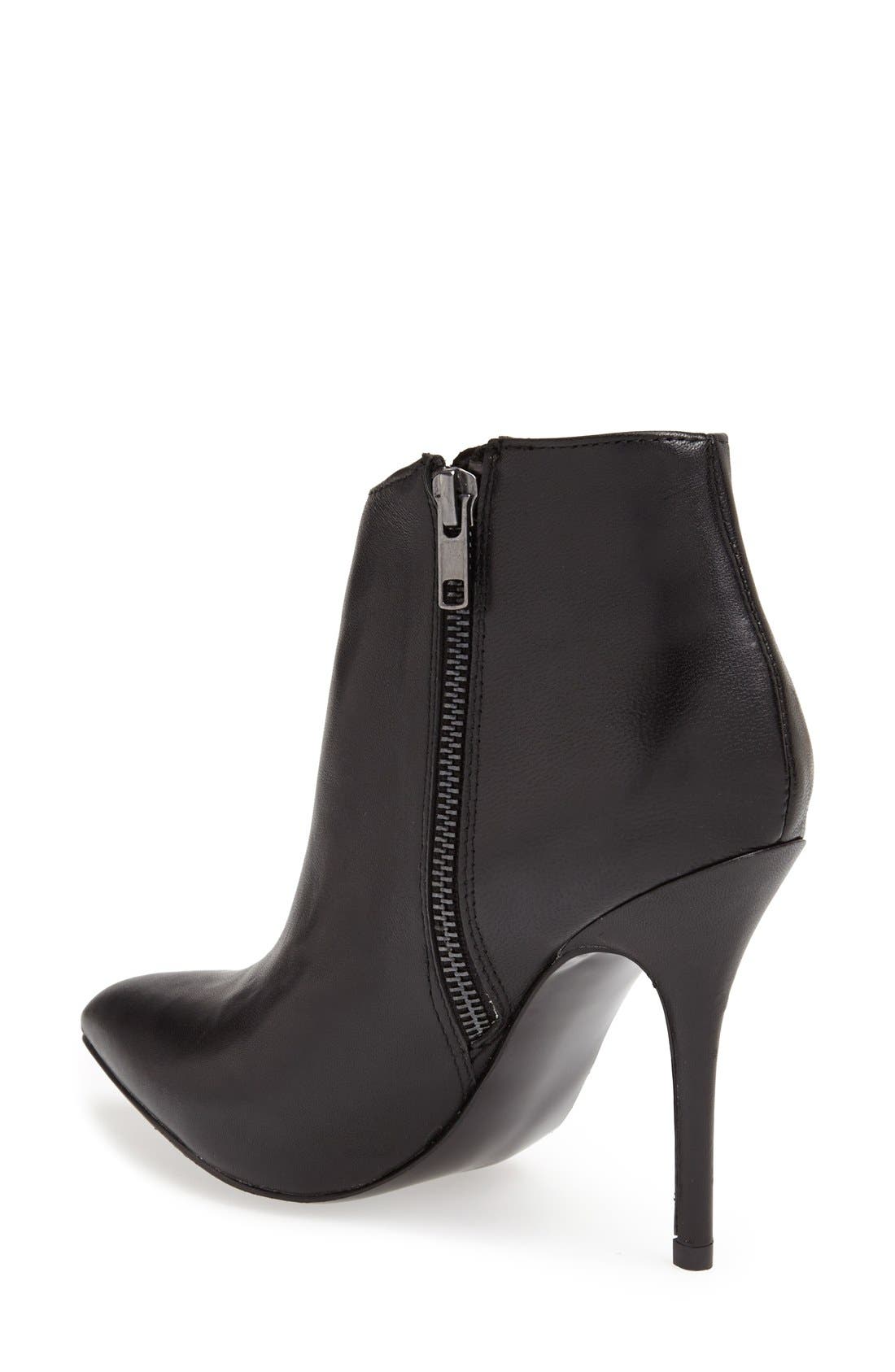 'Grrand' Bootie, Alternate, color, BLACK LEATHER