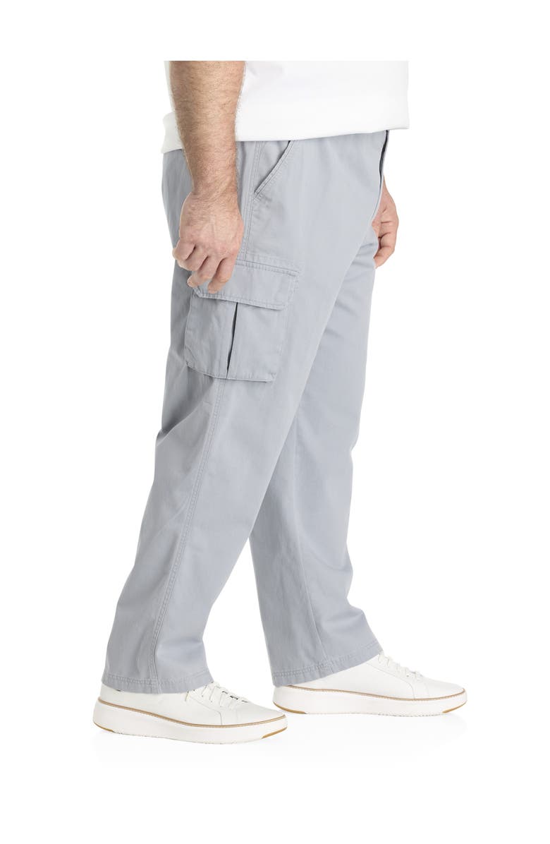 True Nation by DXL Big & Tall Broken-In Relaxed Fit Cargo Pants, Alternate, color, Tradewinds