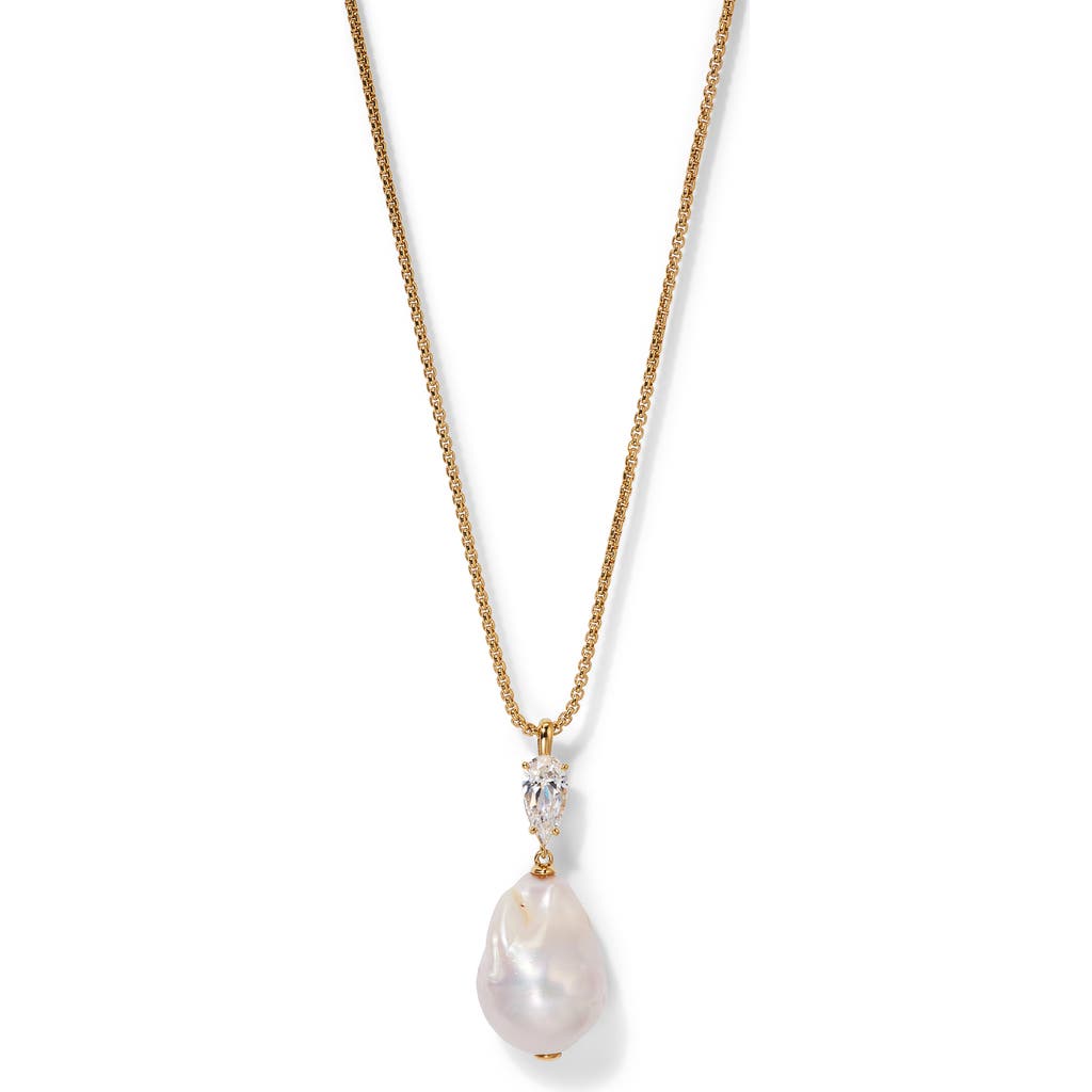 NADRI NADRI LONDON CULTURED PEARL PENDANT NECKLACE