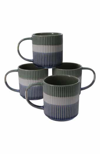 BIA Cordon Bleu Set of 4 Tricolor Mugs