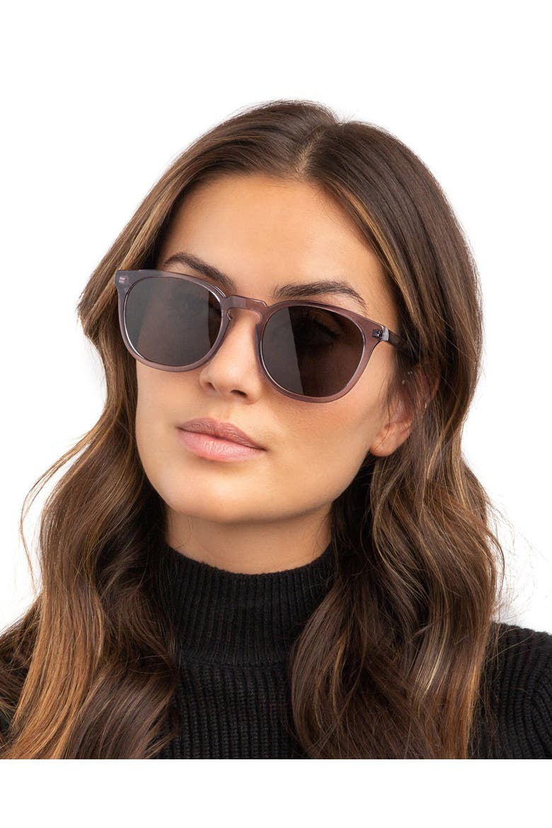 Eldridge 56 Sunglasses, Alternate, color, Black / Brown