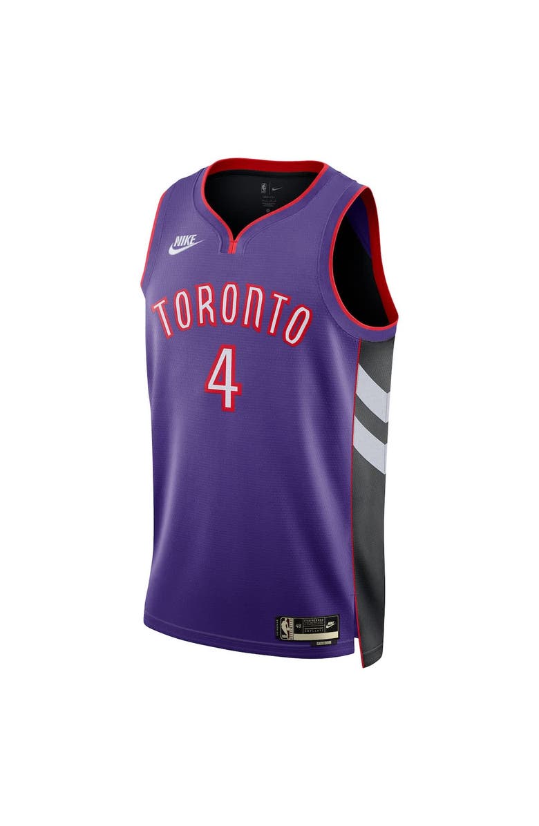 Nike Unisex Nike Scottie Barnes Purple Toronto Raptors 2024/25 Swingman Jersey - Classic Edition, Alternate, color, 