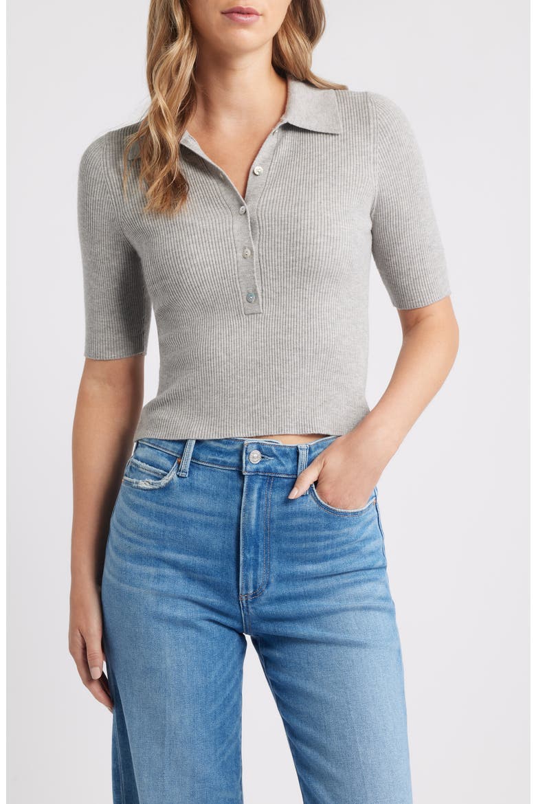 Ginny Rib Top, Main, color, GREY MIST HEATHER