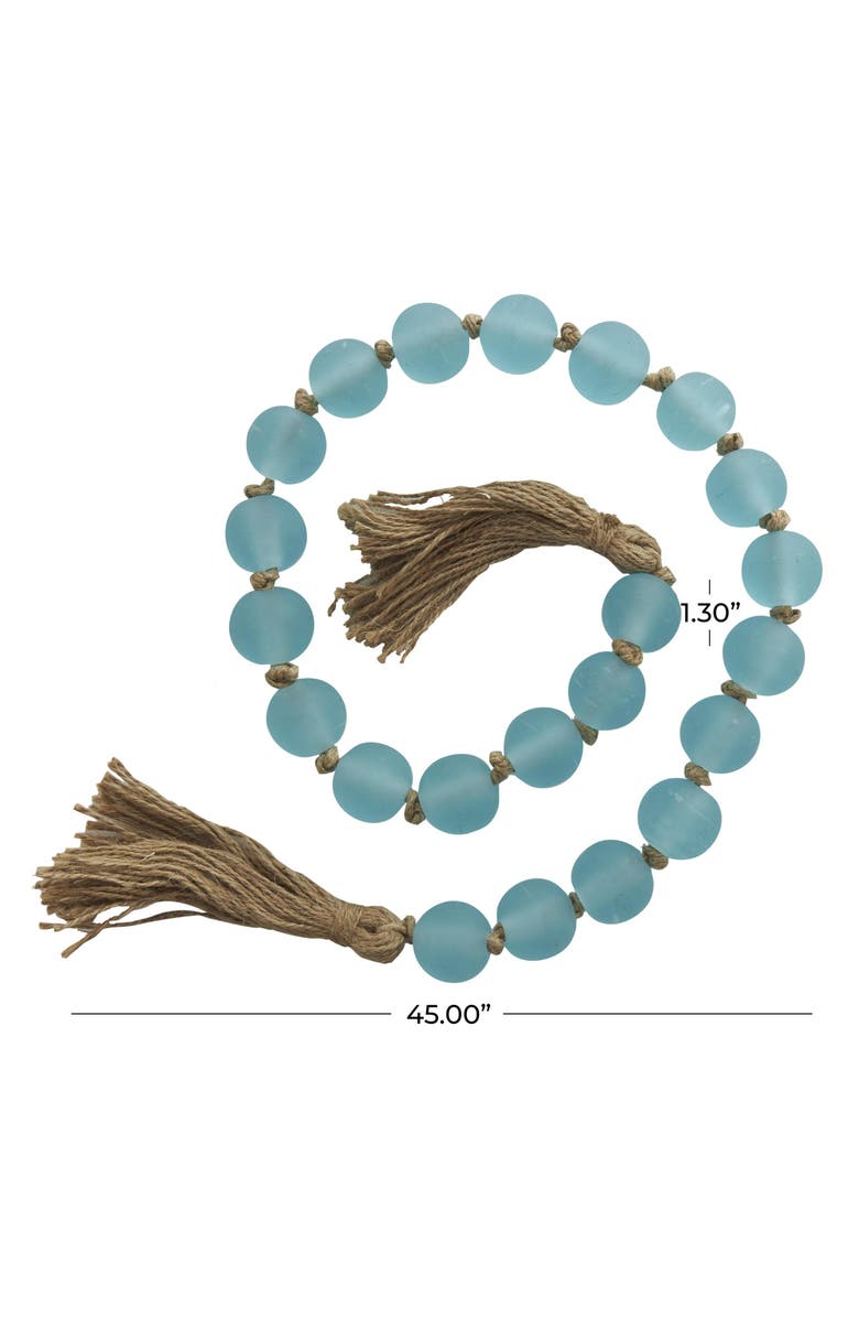 WILLOW ROW Bohemian Glass Beaded Tassel Garland, Alternate, color,