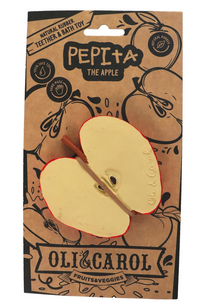 Pepita the Apple Teething Toy, Alternate, color, NO COLOR