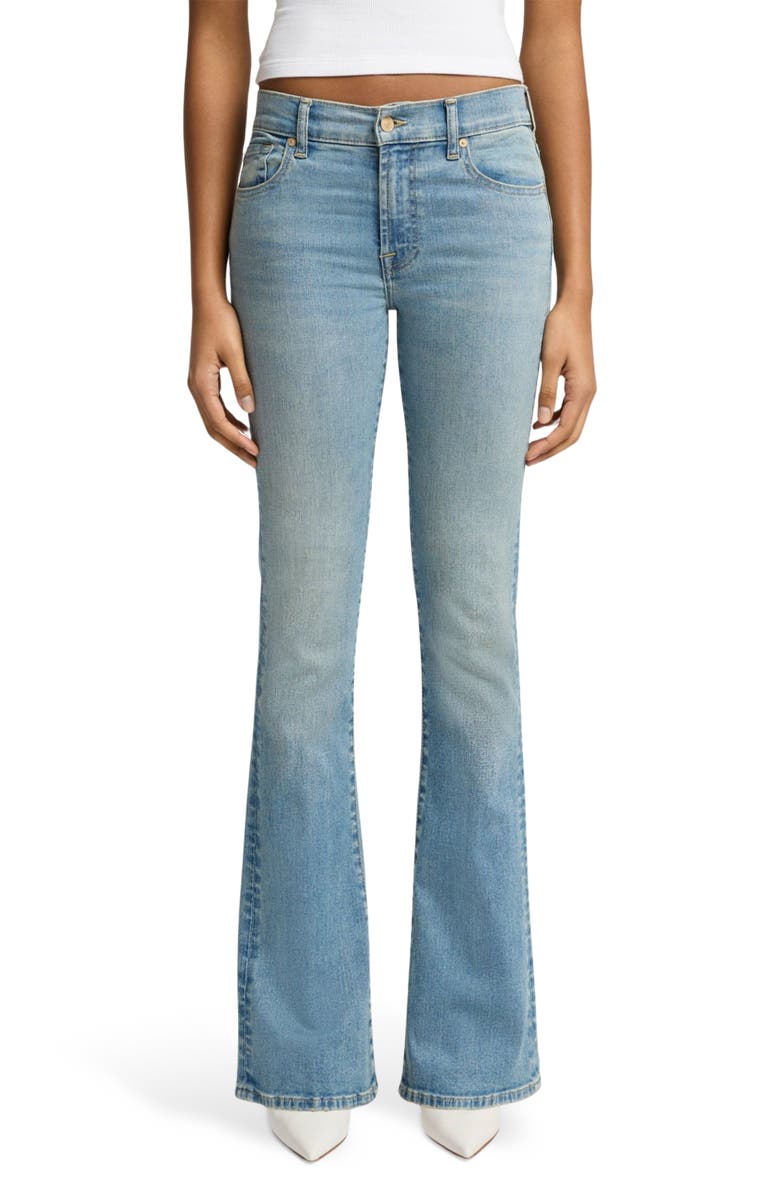 7 For All Mankind Mid Rise Bootcut Jeans, Main, color, Wanderer