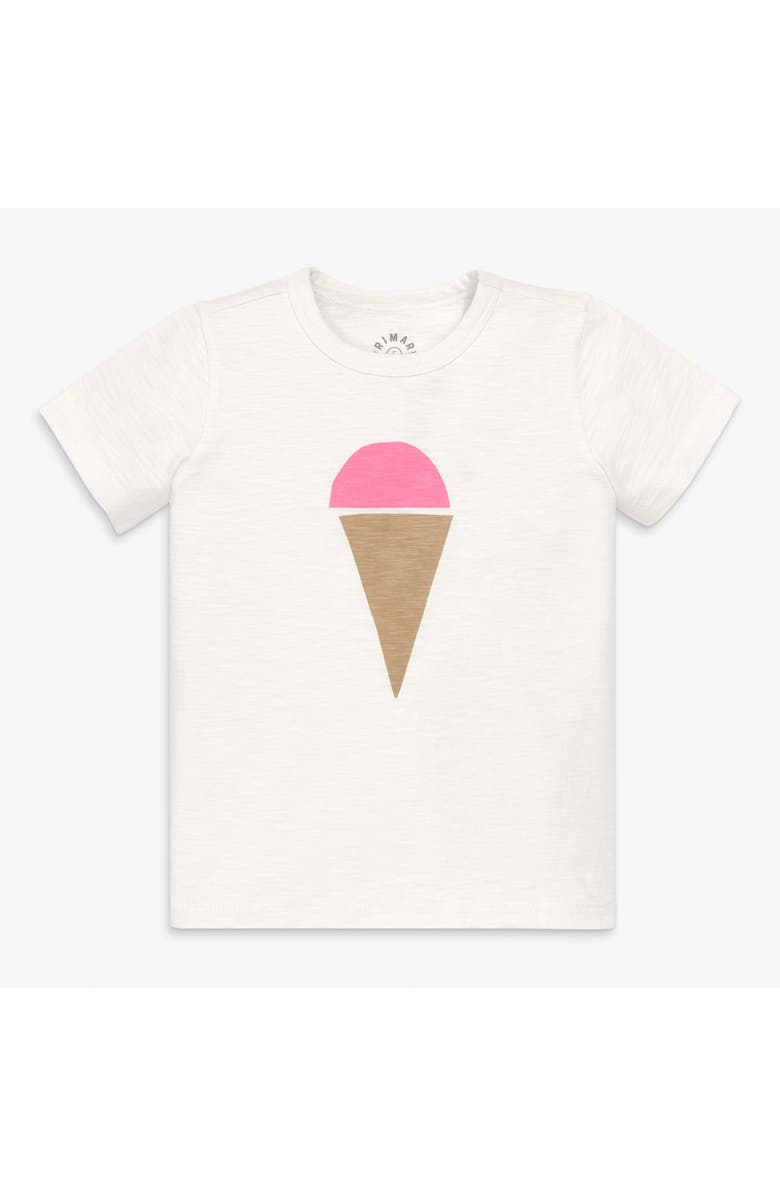 Primary Kids Ice Cream Cone, Main, color, Ivory