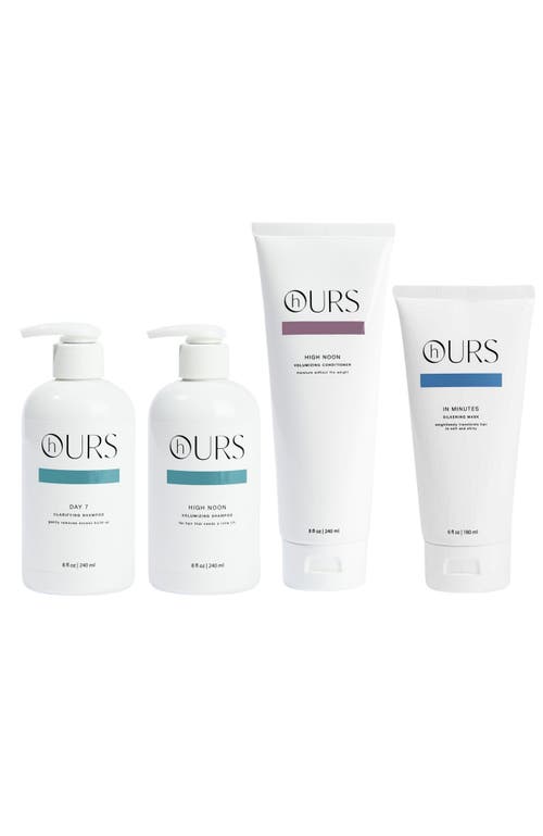 Hours Haircare Weekly Routine For Clean Volume + Shine Set