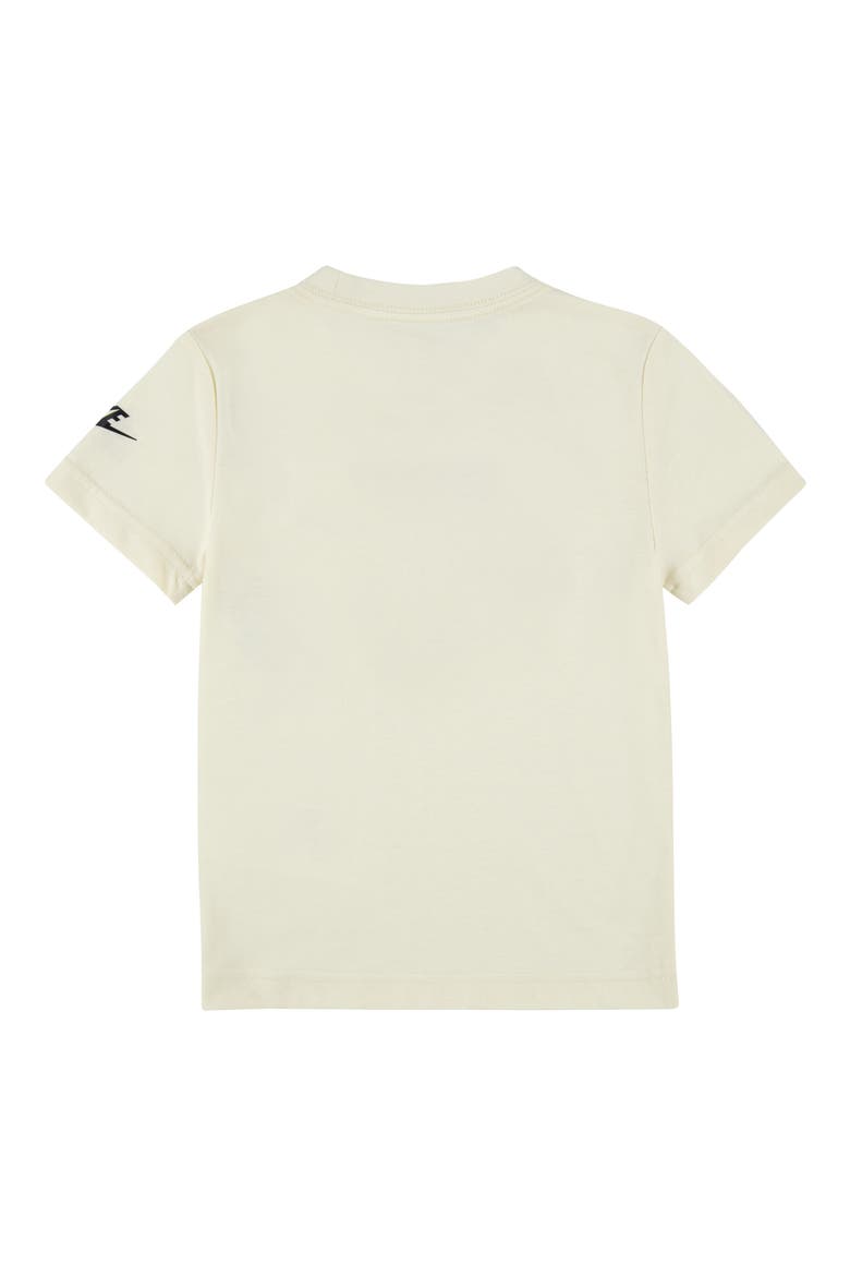 Kids' Graphic Cotton Blend Tee, Alternate, color, COCONUT MILK