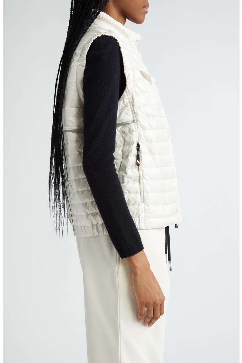 Gumiane Quilted Puffer Vest, Alternate, color, SILK WHITE