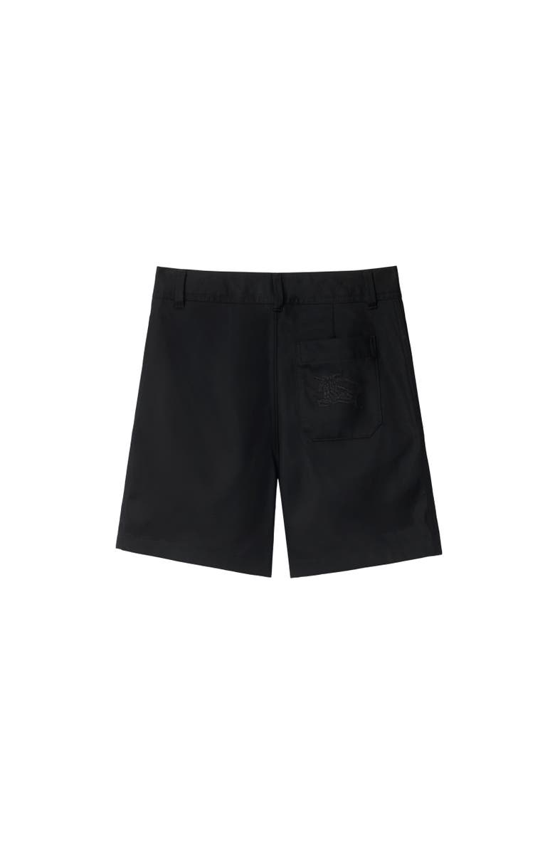 Burberry Cotton Blend Shorts, Alternate, color, Black
