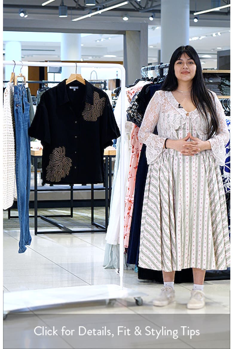 Drop Shoulder Bubble Sleeve Top video