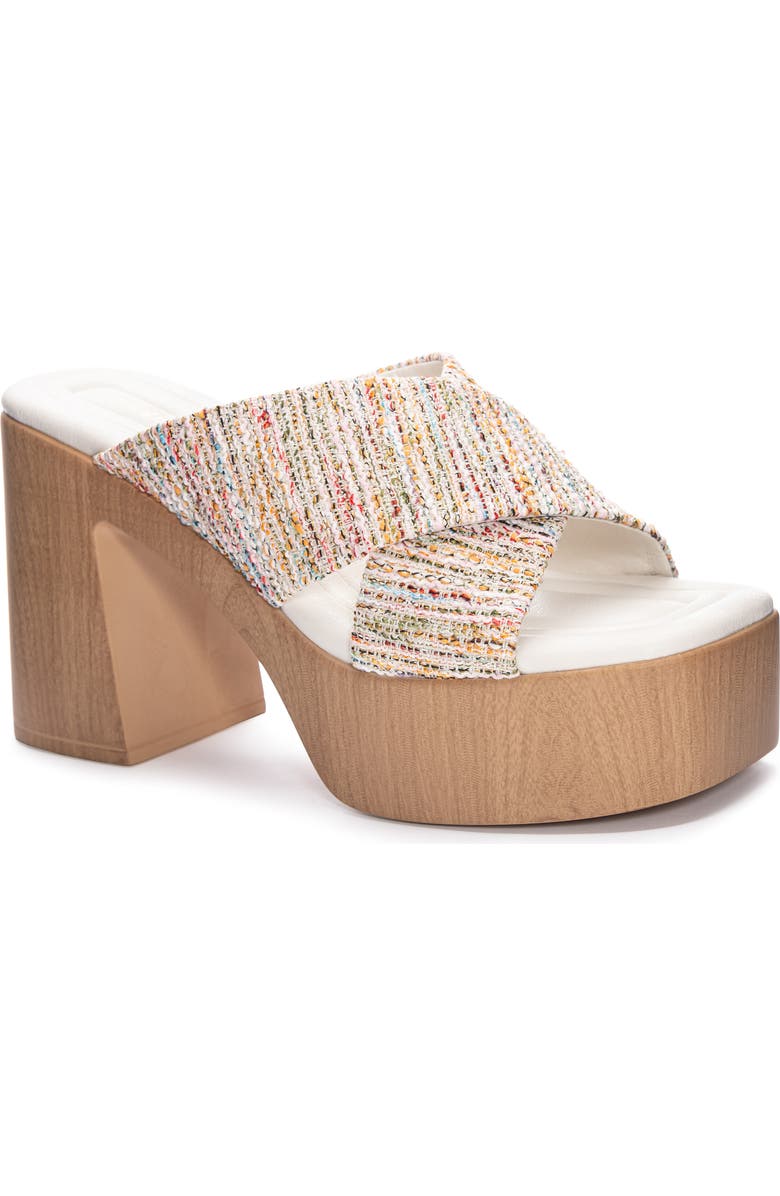 Chinese Laundry Arling Platform Slide Sandal, Main, color,