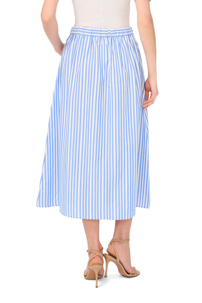 Stripe Midi Skirt, Alternate, color, BLUE CLOUD