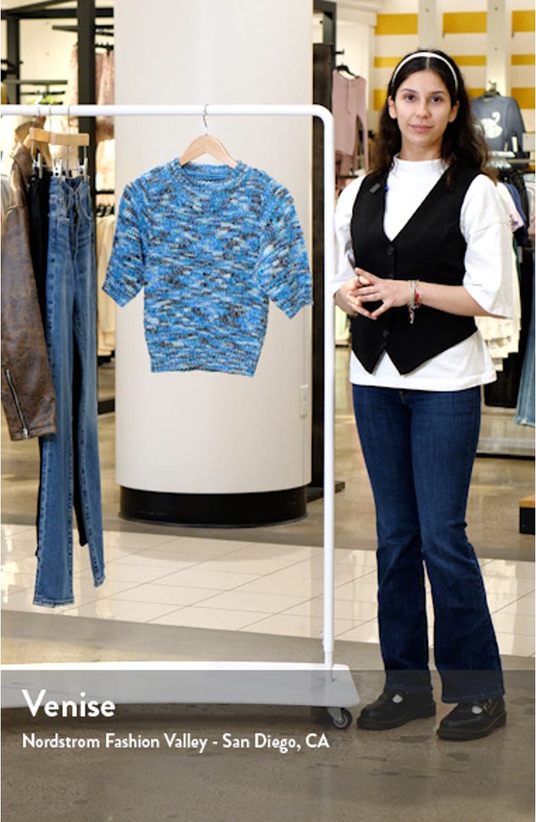 Maddi Marled Puff Sleeve Sweater, sales video thumbnail