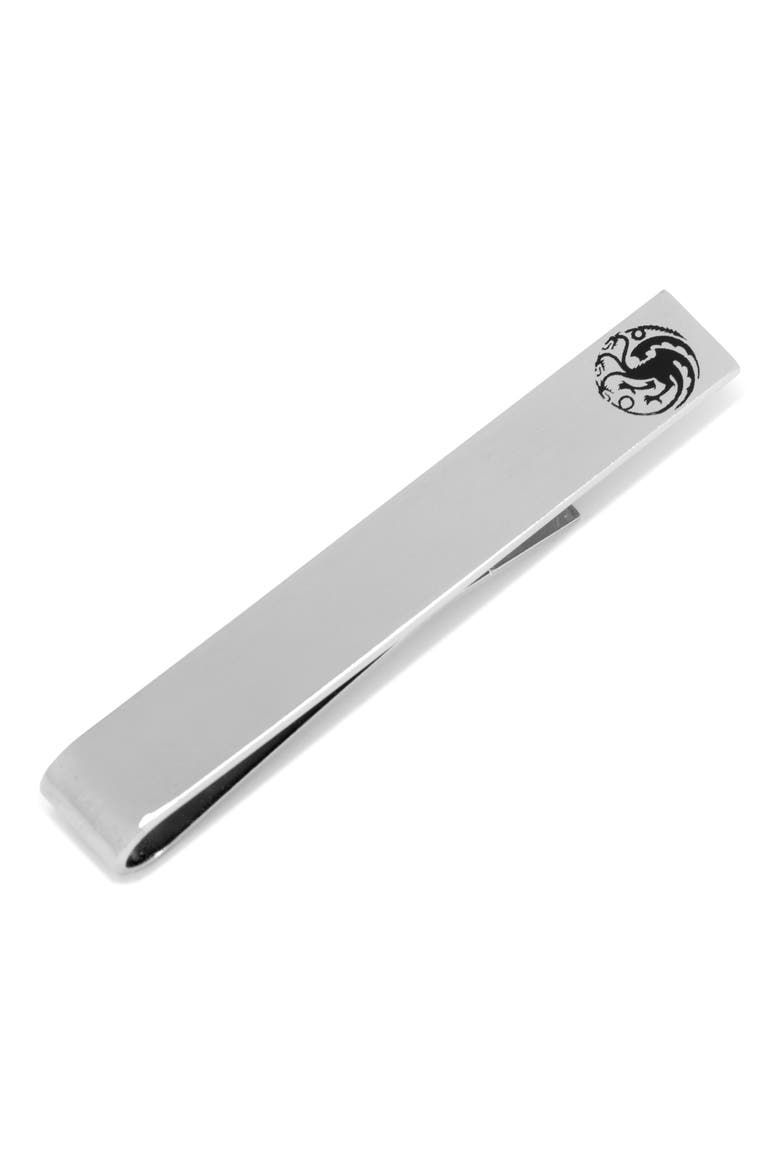 Targaryen Tie Bar, Main, color, SILVER/ BLACK