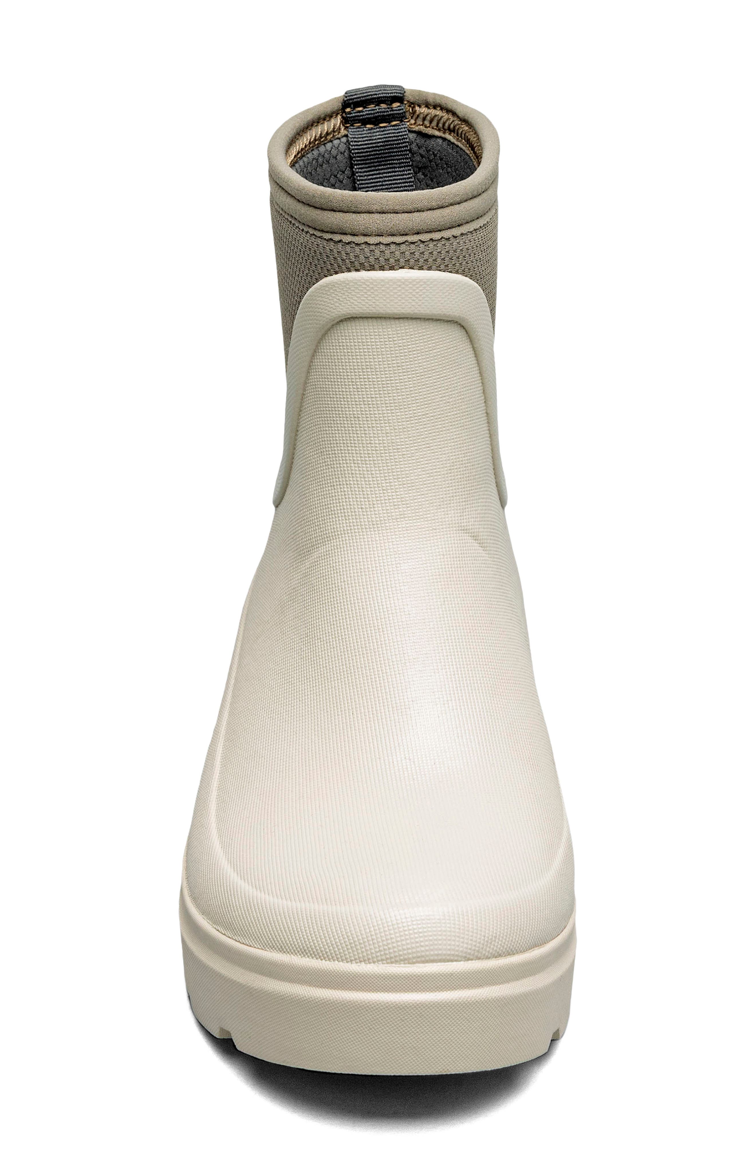 Hazel Waterproof Chelsea Rain Boot, Alternate, color, OATMEAL