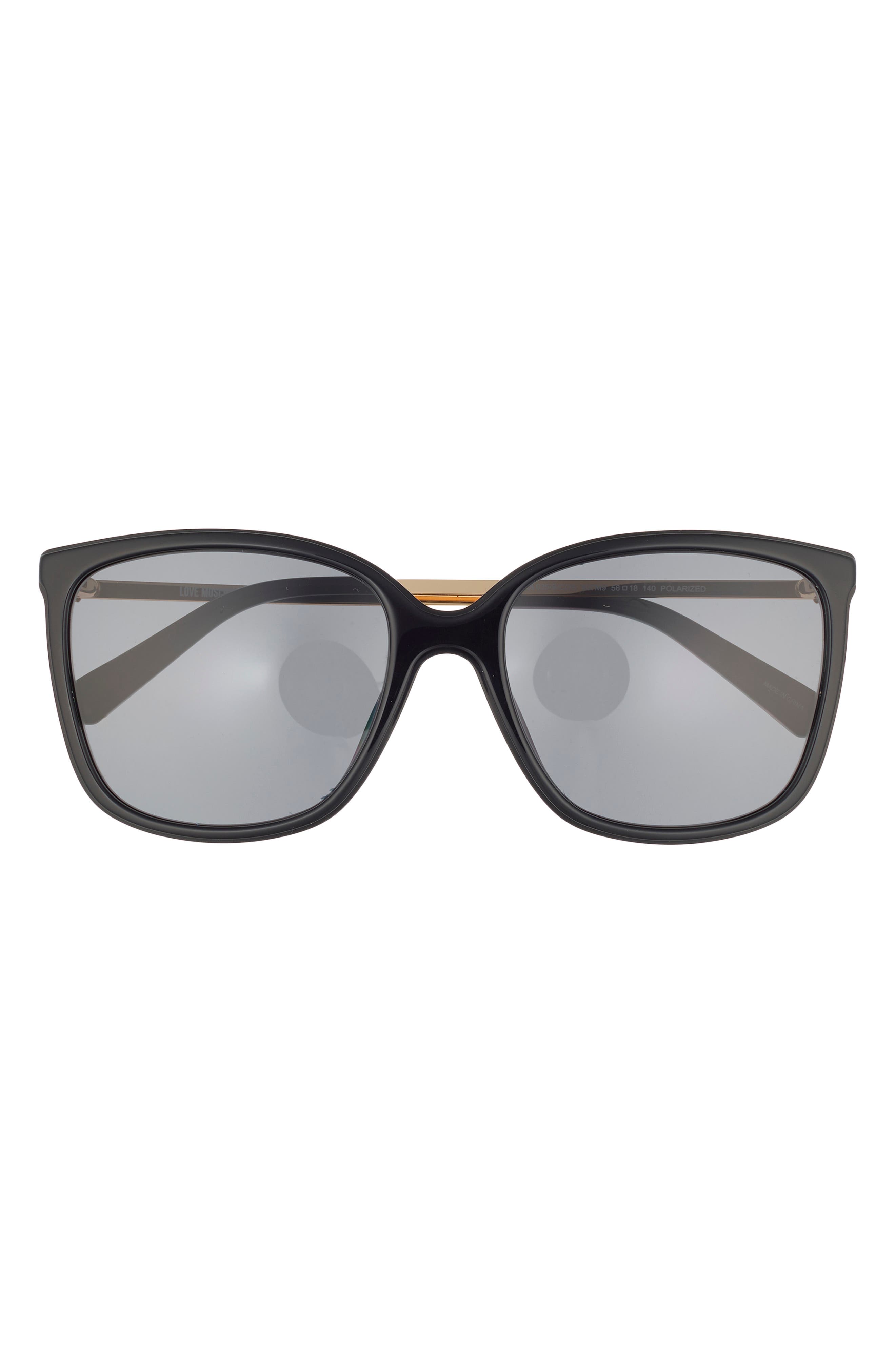 Love Moschino 56mm Oversize Sunglasses