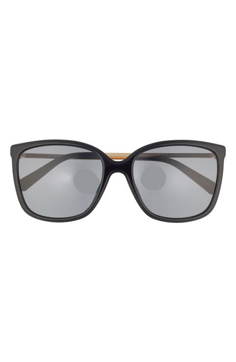 56mm Oversize Sunglasses