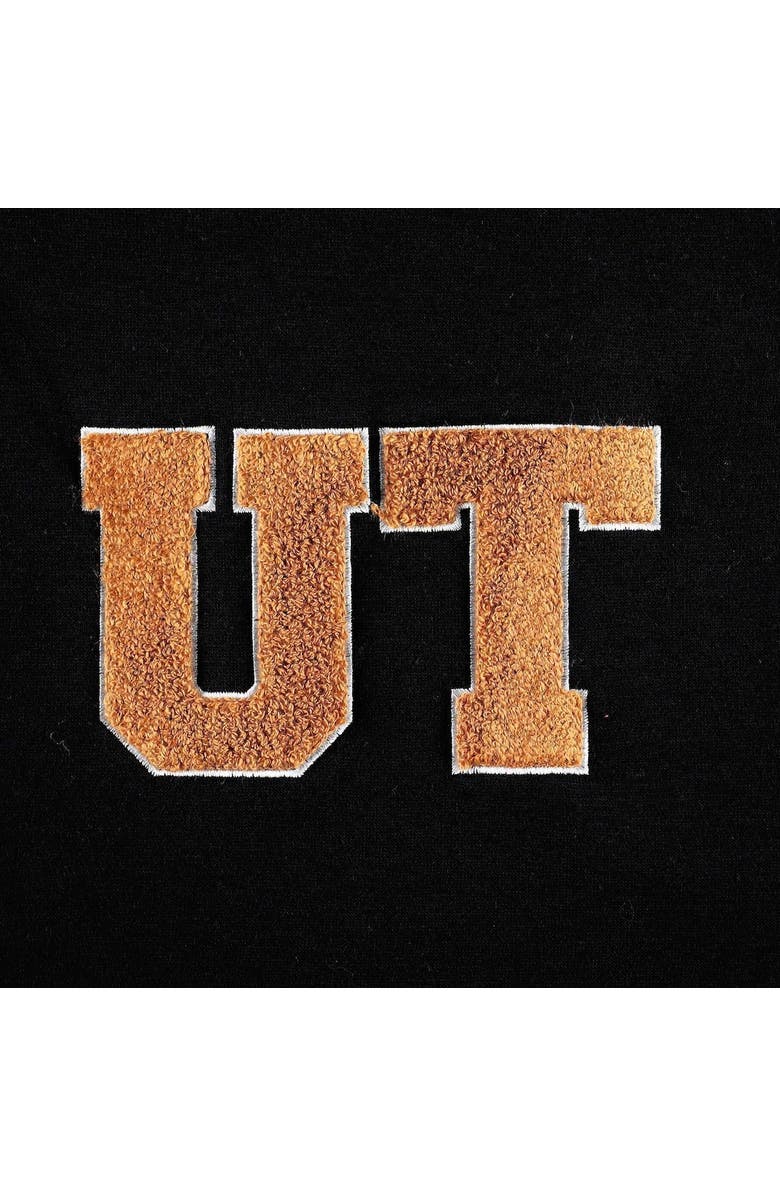 GAMEDAY COUTURE Women's Gameday Couture Black Texas Longhorns Back To Reality Colorblock Pullover Sweatshirt, Alternate, color, 