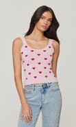 Generation Love Lottie Hearts Intarsia Strap Tank